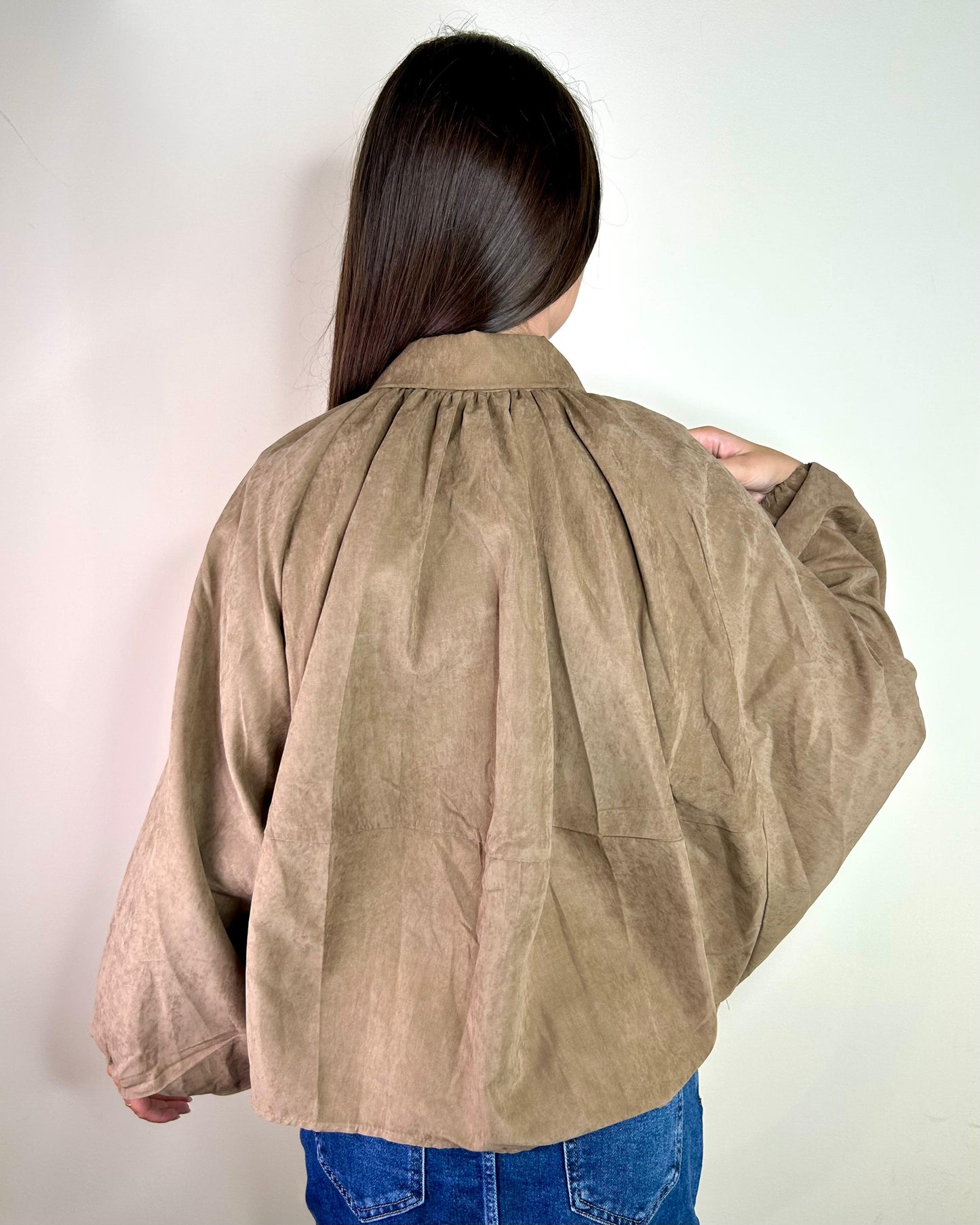 Bomber Scamosciato